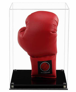 Acrylic Vertical Boxing Glove Display Case- Choice of Bases