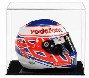 Acrylic 1:2 Scale F1 Helmet Model Display Case- Choice of Bases