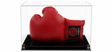 Acrylic Horizontal Boxing Glove Display Case- Choice of Bases