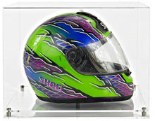 Acrylic Crash Helmet Display Case- Choice of Bases