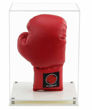 Acrylic Vertical Boxing Glove Display Case- Choice of Bases