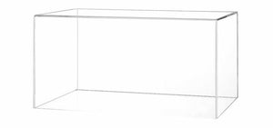 Acrylic Horizontal Rugby Ball Display Case- Choice of Bases