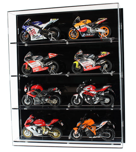 1:12 Scale Model Motorbike Wall Display Case