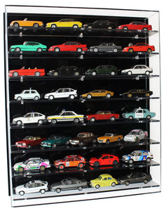 1:43 Scale Model Car Wall Display Case (8 Shelf)