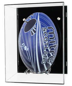 Rugby Ball Wall Display Case
